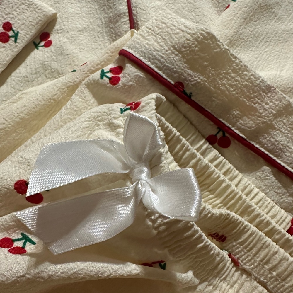 Cherry PJ Set - Picture 4 of 5